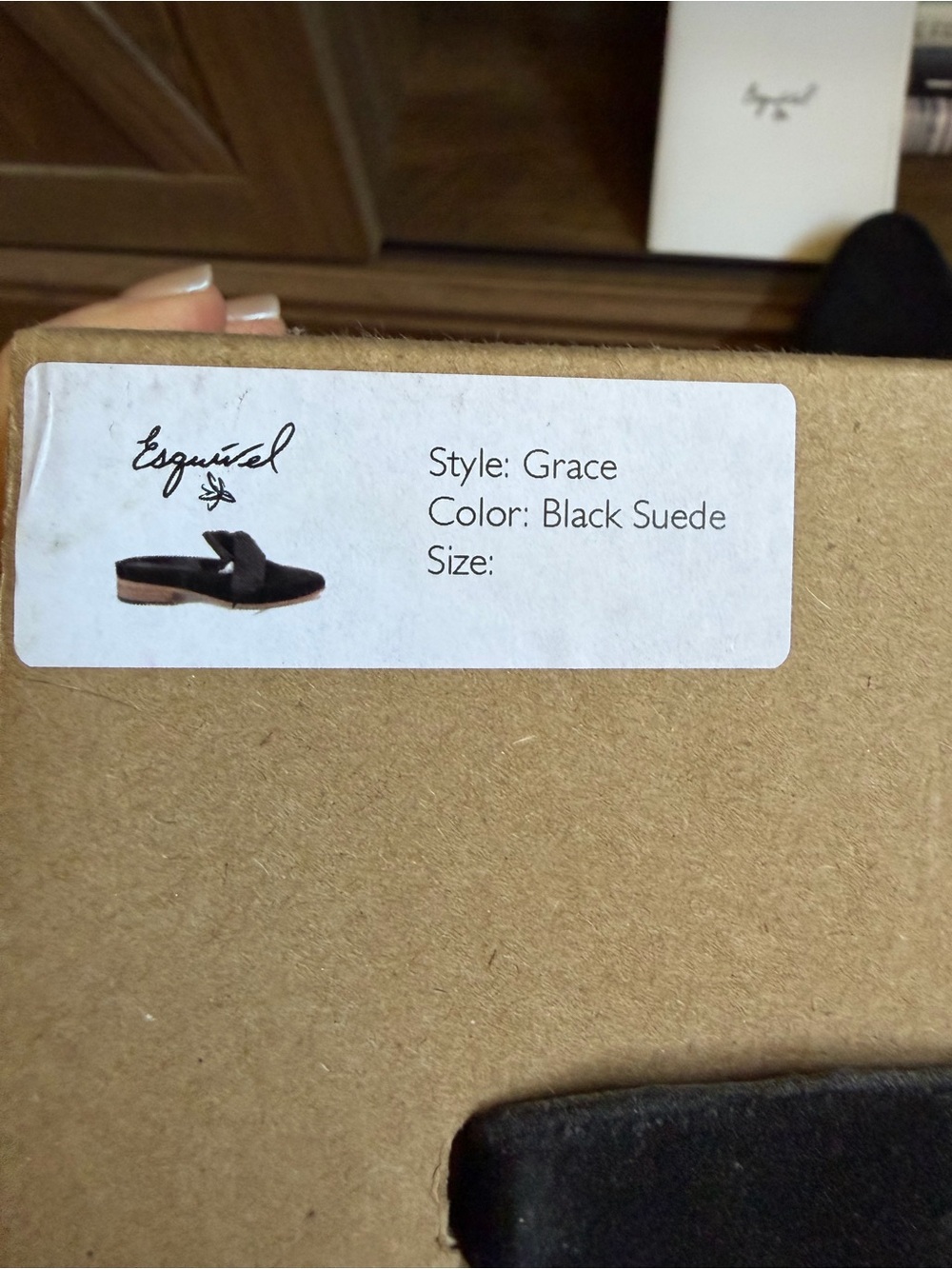 Esquivel Grace Mule- Black Suede - Picture 7 of 11